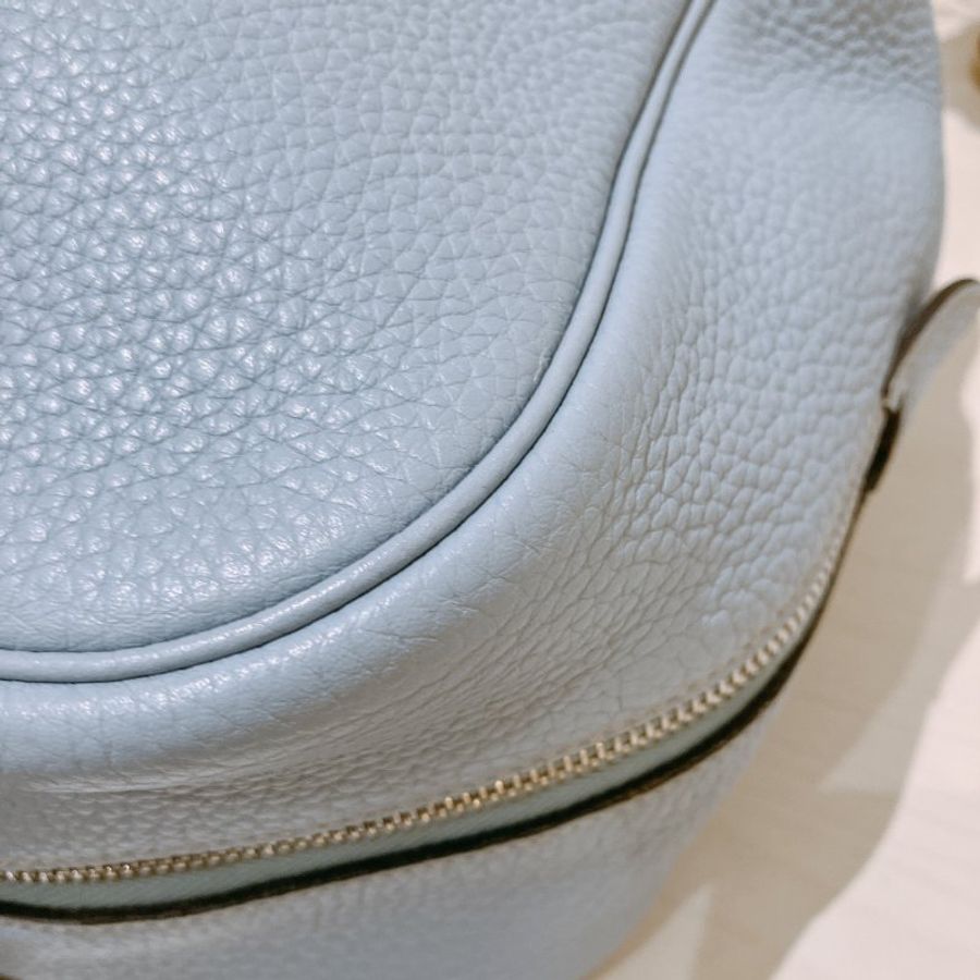 TK2103 愛馬任 容量大 手提袋 Hermes Victoria 35 Bleu Lin J7 HandBag #Stamp Square Q-14