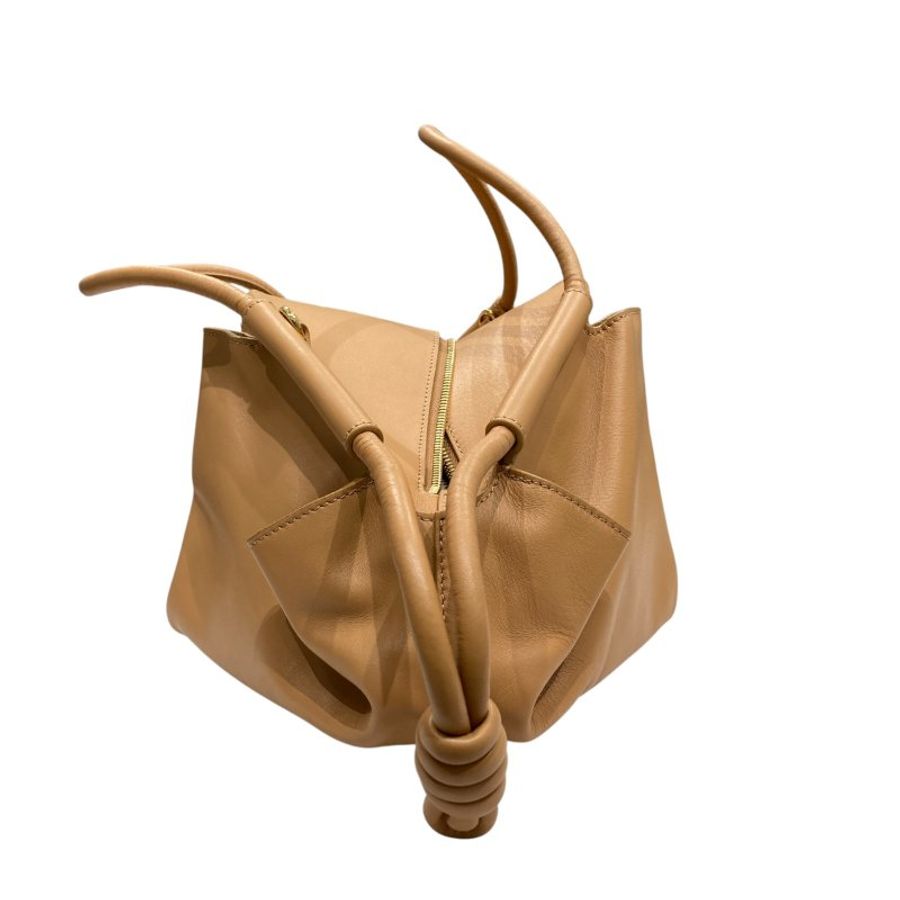 LOEWE 羅威 Paseo 手提包 A709P48X02 062250 棕色 金釦-2