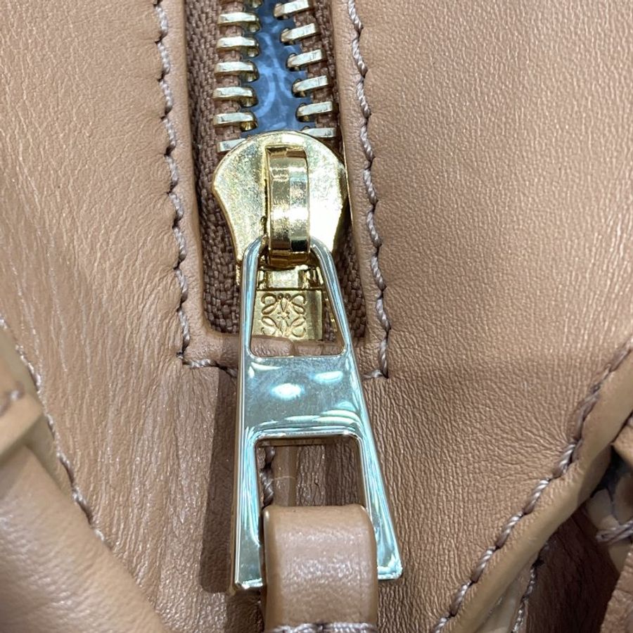 LOEWE 羅威 Paseo 手提包 A709P48X02 062250 棕色 金釦-13