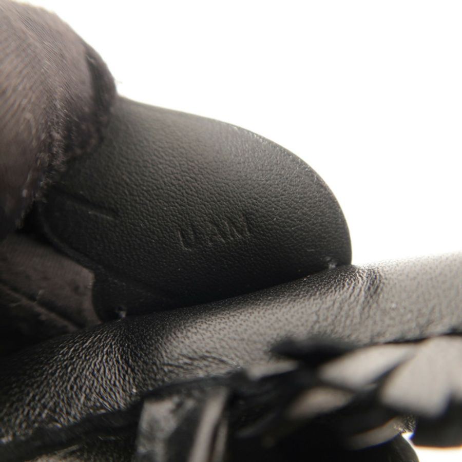 HERMES Swift/Milo皮革Rodeo Pagase PM掛飾Noir-7