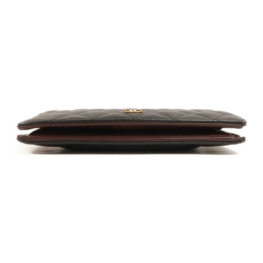 CHANEL 牛皮皮革Classic Long Flap Wallet長錢包-3