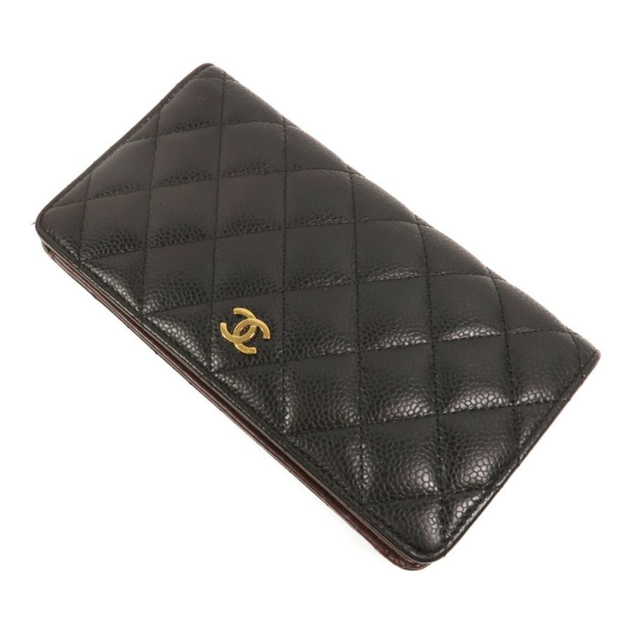 CHANEL 牛皮皮革Classic Long Flap Wallet長錢包-4