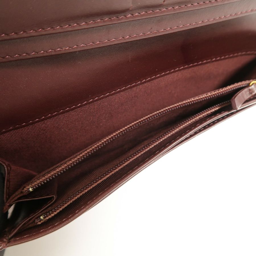 CHANEL 牛皮皮革Classic Long Flap Wallet長錢包-17