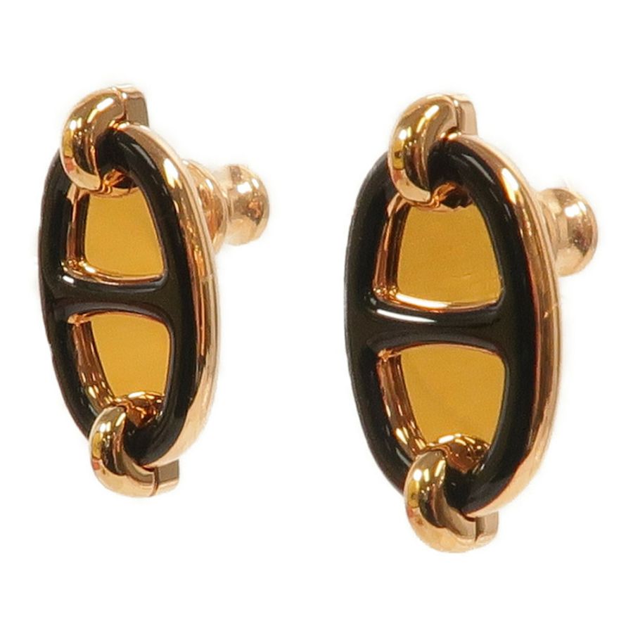 HERMES 金屬Mini Maillon Earrings耳環-1