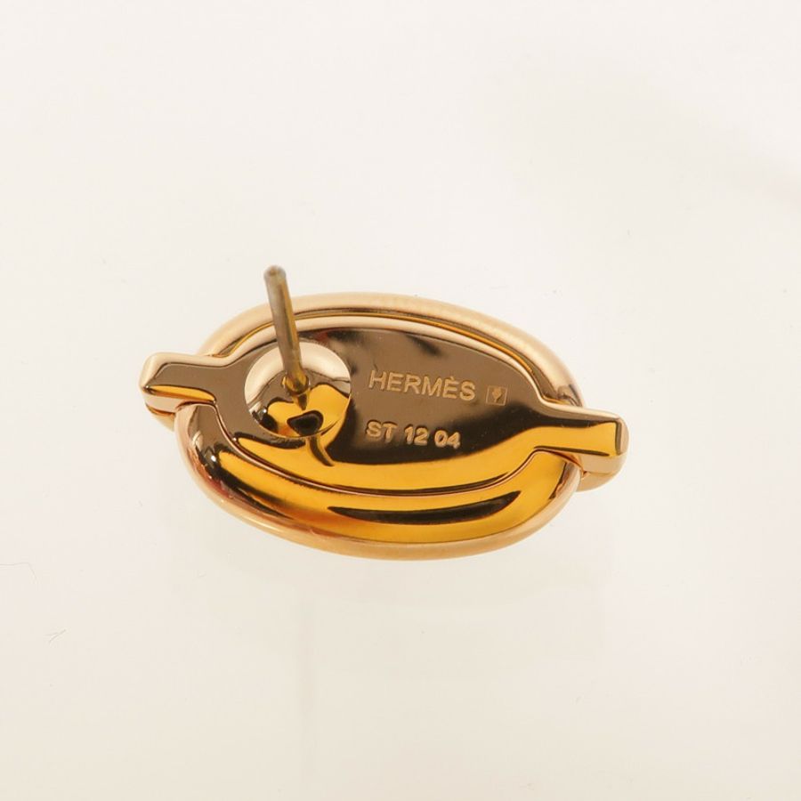 HERMES 金屬Mini Maillon Earrings耳環-4