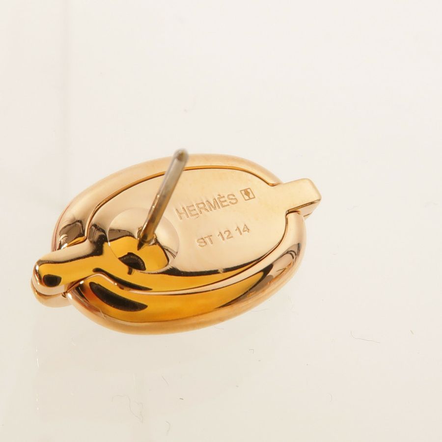 HERMES 金屬Mini Maillon Earrings耳環-5