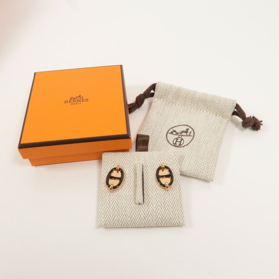 HERMES 金屬Mini Maillon Earrings耳環-7