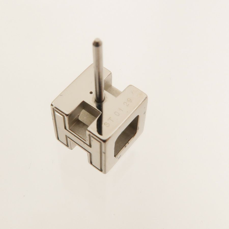 HERMES 金屬Cage d'H Earrings耳環-5