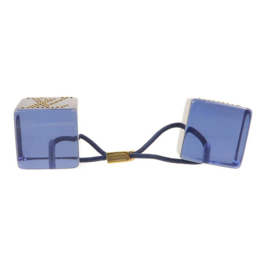 LOUIS VUITTON PVC Hair Cubes頭髮橡皮筋-3
