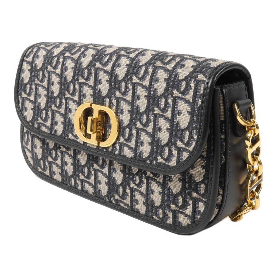 Dior 帆布30 Montaigne Avenue鏈帶肩背袋-2