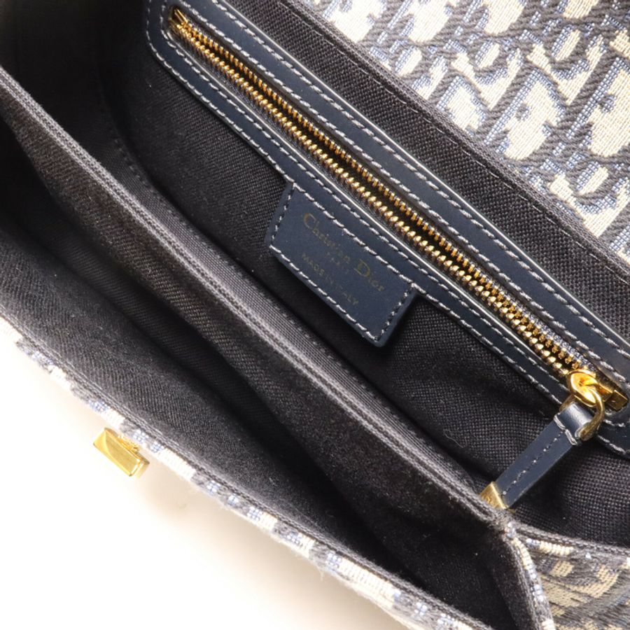 Dior 帆布30 Montaigne Avenue鏈帶肩背袋-4