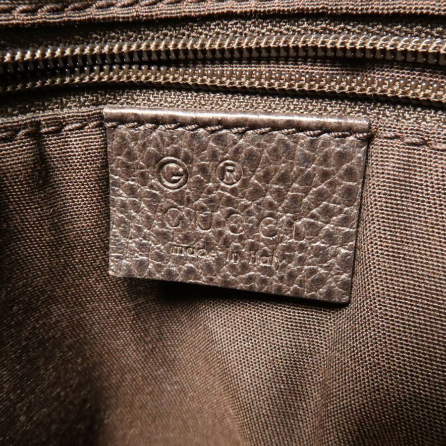 GUCCI 塗層帆布2 Way Shoulder手挽肩背兩用袋-5