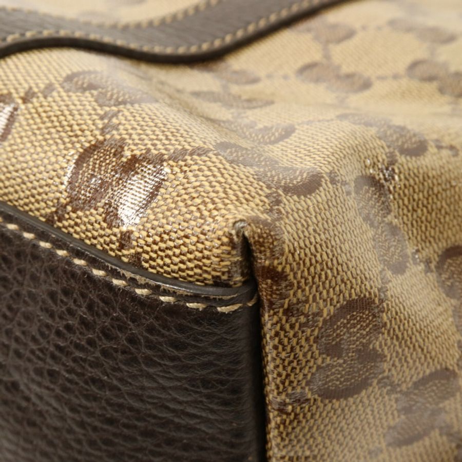 GUCCI 塗層帆布2 Way Shoulder手挽肩背兩用袋-12