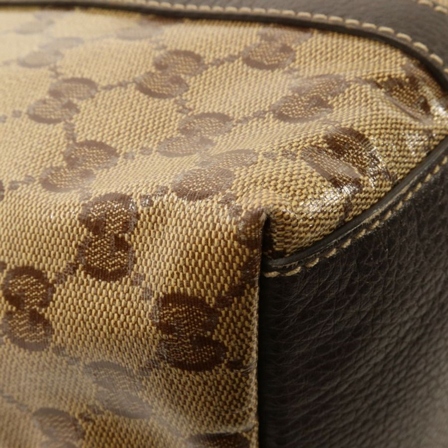 GUCCI 塗層帆布2 Way Shoulder手挽肩背兩用袋-13
