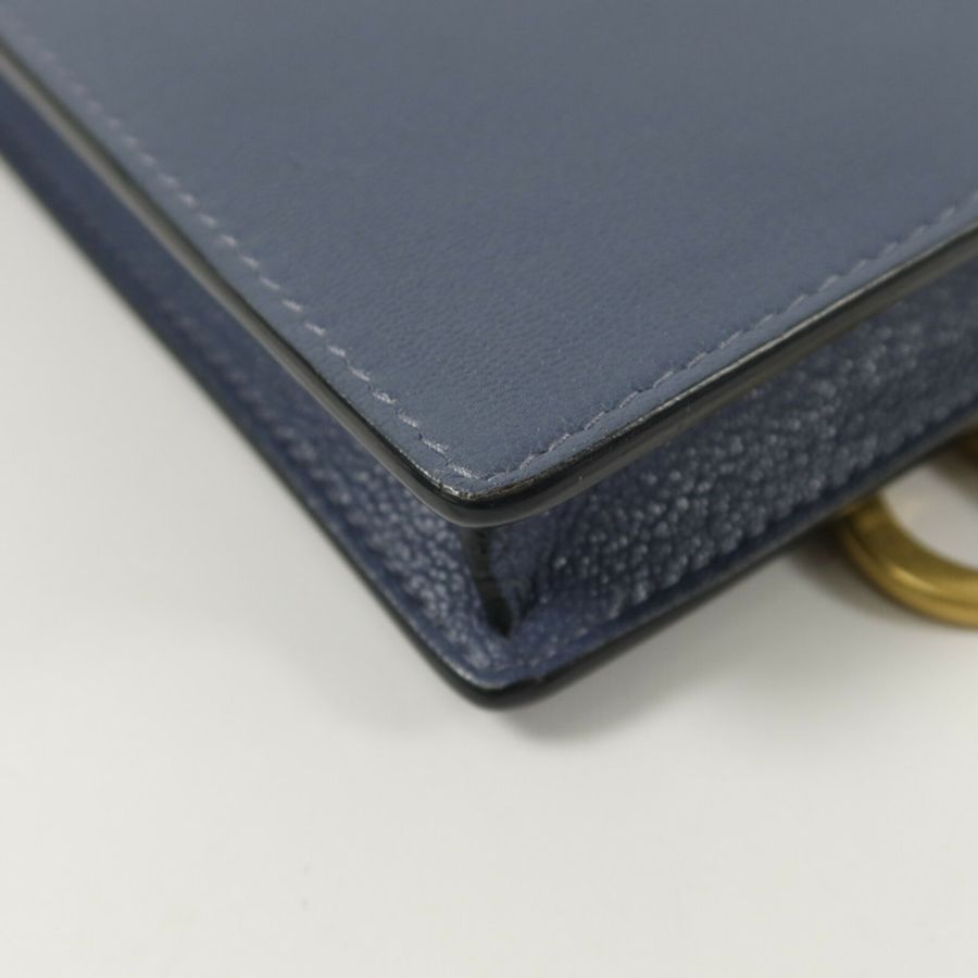 Dior 牛皮皮革Saddle Phone Bag鏈帶肩背袋-14
