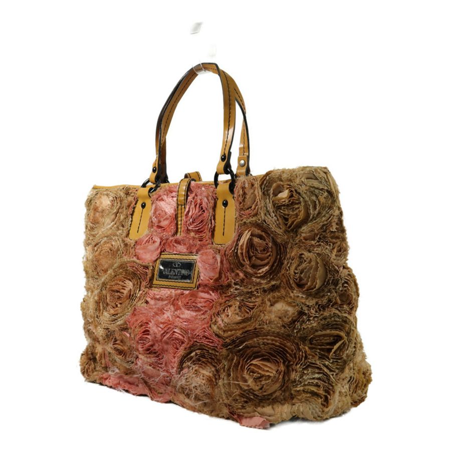 Valentino 帆布/牛皮皮革Tote Bag手挽袋-2
