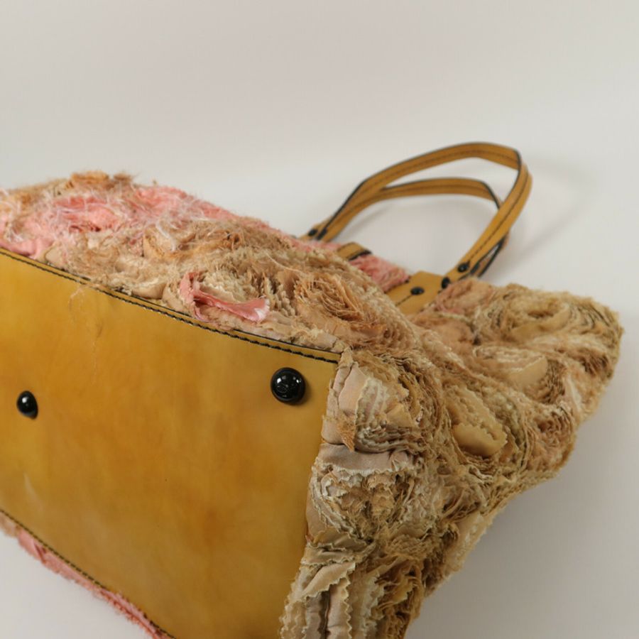Valentino 帆布/牛皮皮革Tote Bag手挽袋-10