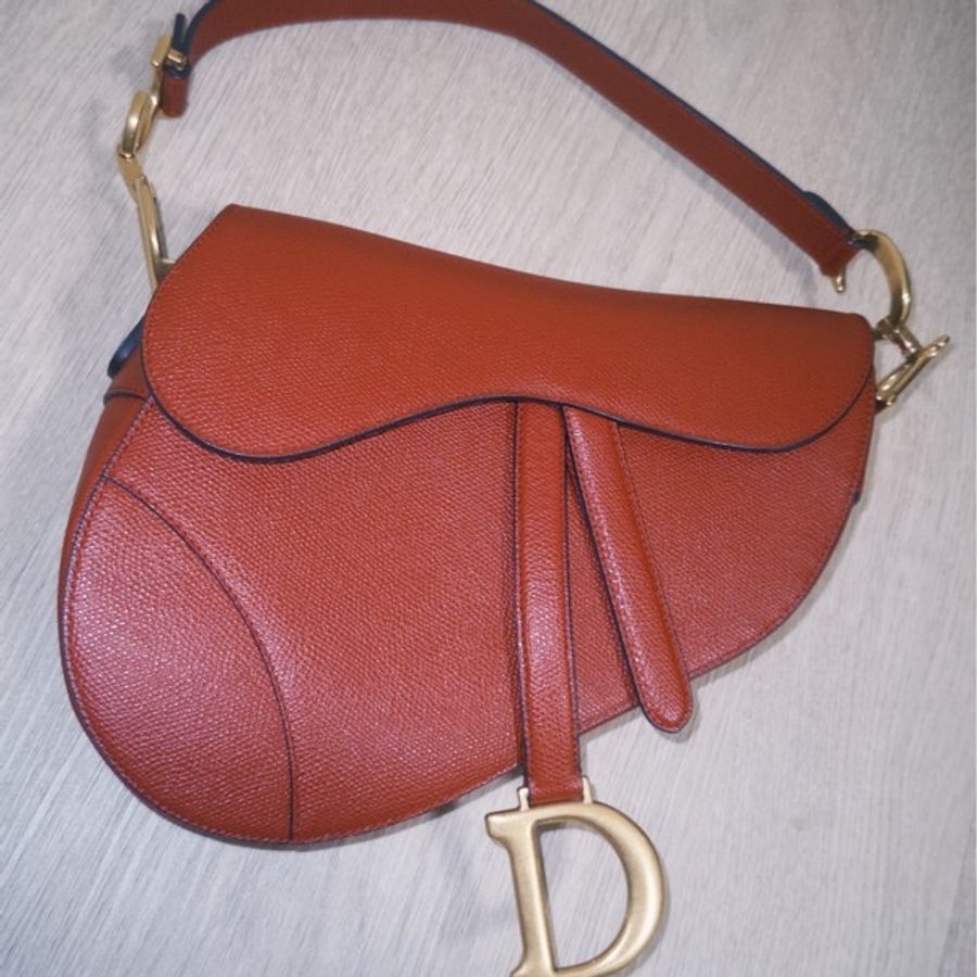 DIOR SADDLE馬鞍包 紅-0