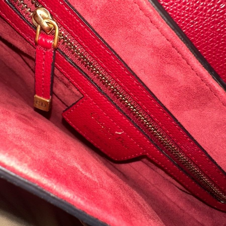 DIOR SADDLE馬鞍包 紅-3