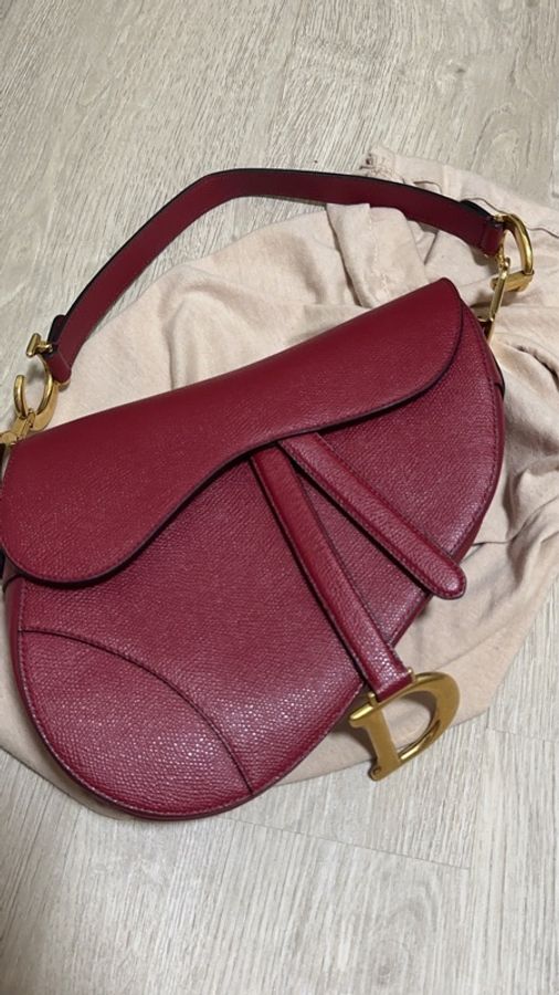 DIOR SADDLE馬鞍包 紅-4