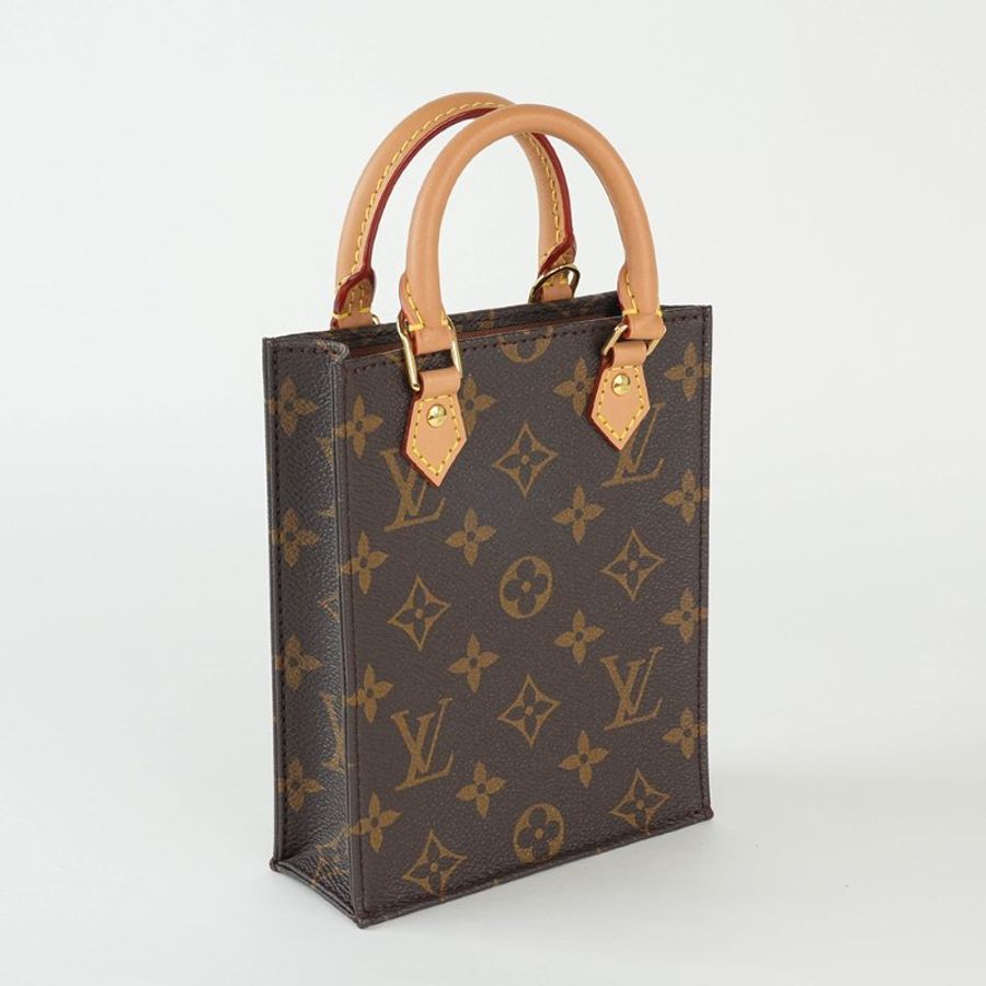 LOUIS VUITTON LV Petit Sac Plat 迷你琴譜包 Monogram 老花 手提斜背包|經典爆款 輕巧小包|KÉSH 凱仕精品-5
