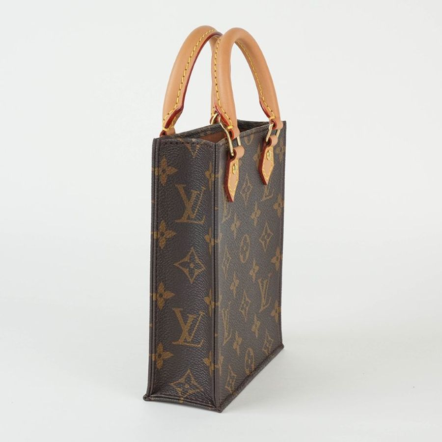 LOUIS VUITTON LV Petit Sac Plat 迷你琴譜包 Monogram 老花 手提斜背包|經典爆款 輕巧小包|KÉSH 凱仕精品-6