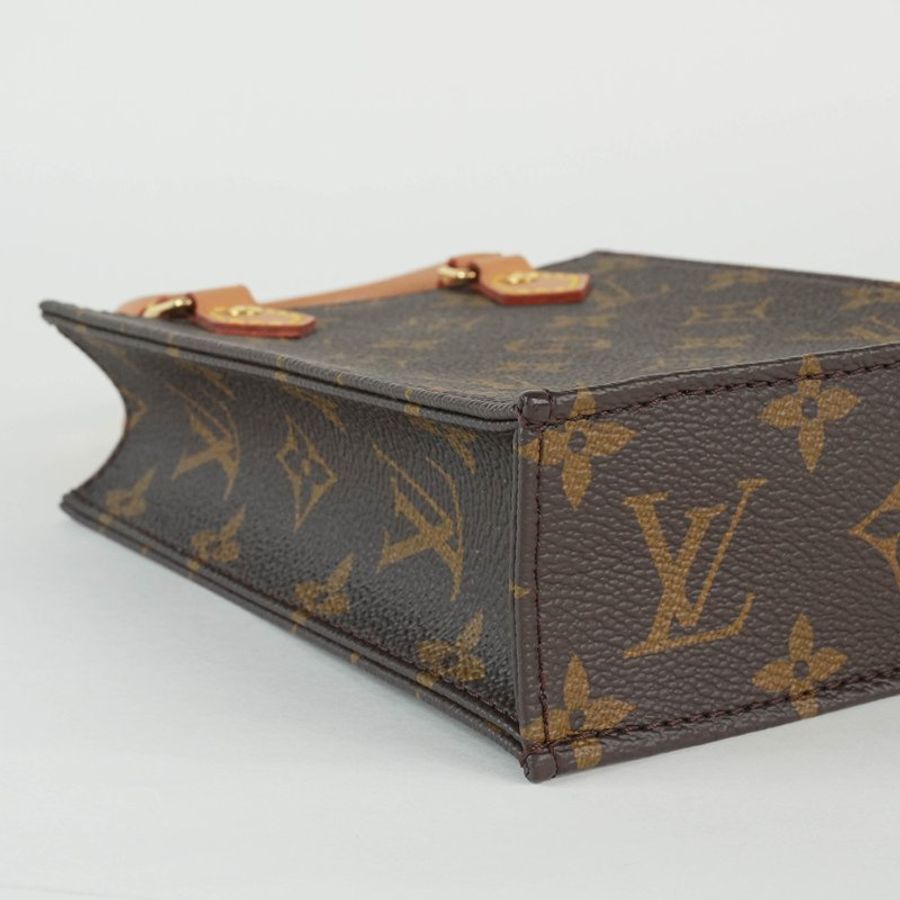 LOUIS VUITTON LV Petit Sac Plat 迷你琴譜包 Monogram 老花 手提斜背包|經典爆款 輕巧小包|KÉSH 凱仕精品-9