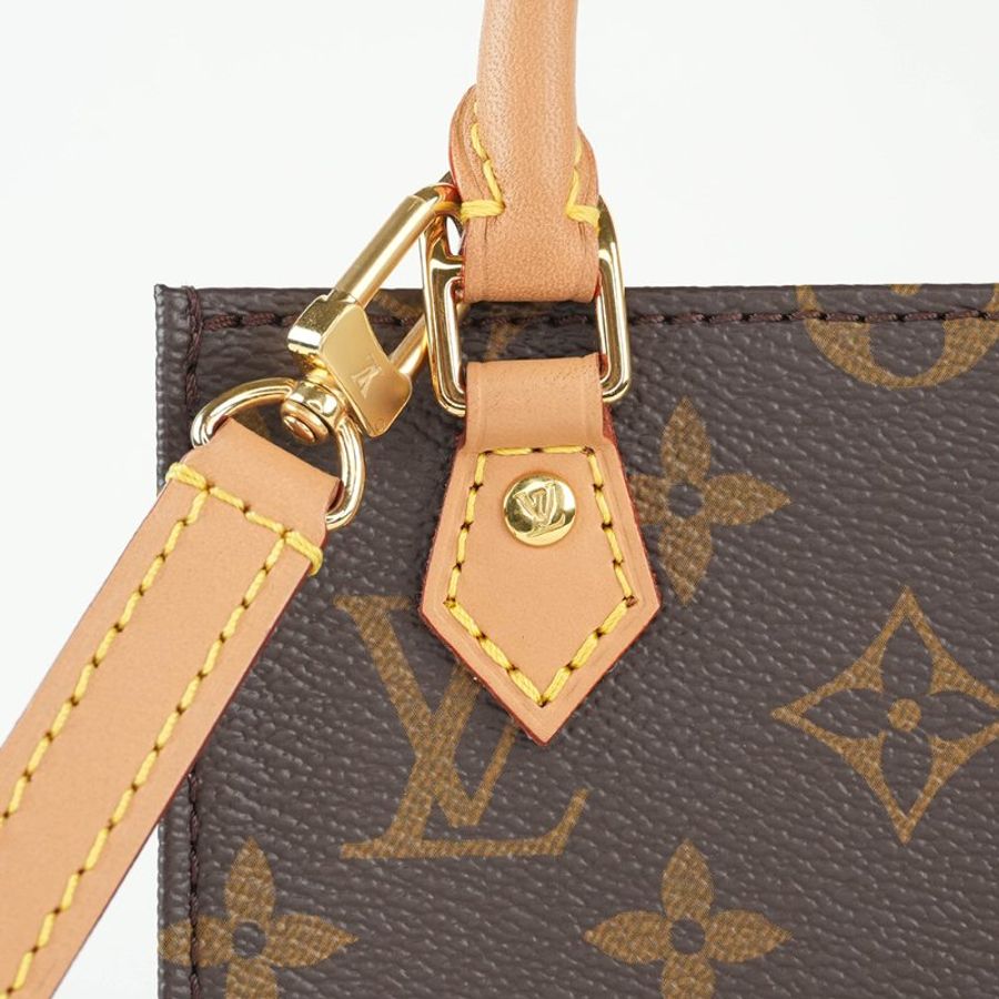 LOUIS VUITTON LV Petit Sac Plat 迷你琴譜包 Monogram 老花 手提斜背包|經典爆款 輕巧小包|KÉSH 凱仕精品-15