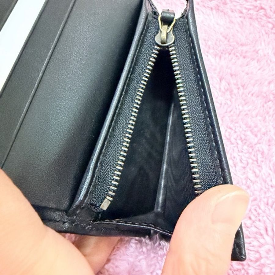 GUCCI 古馳 GG Marmont 經典金屬雙G 牛皮零錢包466492-12