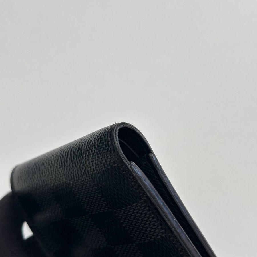 98新🆕 Louis Vuitton 路易威登 棋盤格短夾 黑色-8