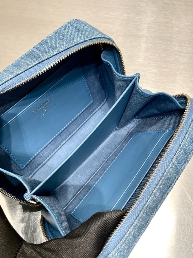香奈兒 Chanel  牛仔金球相機包 31開-7