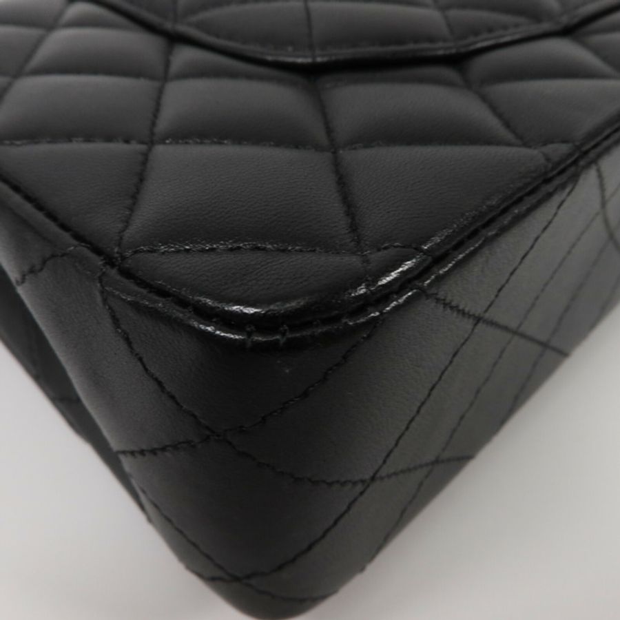 CHANEL 羊皮皮革Classic 25鏈帶肩背袋-13