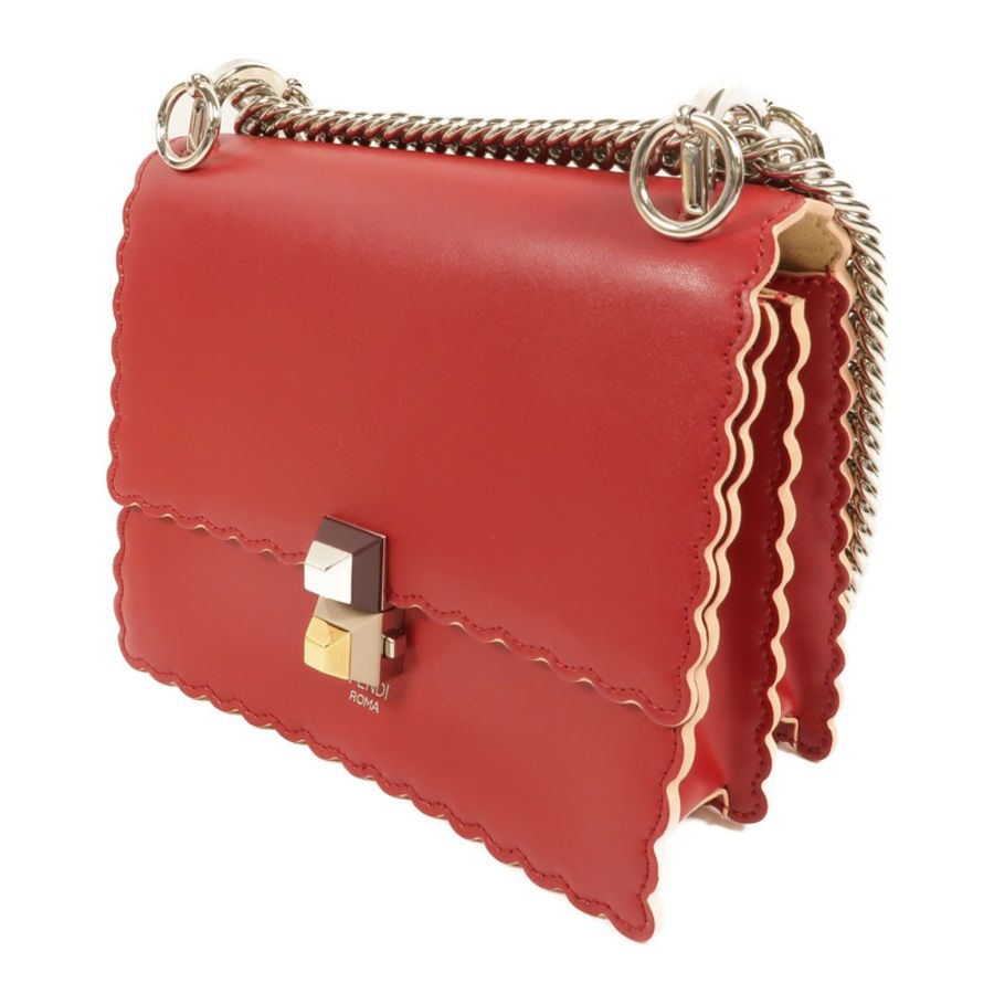 FENDI 牛皮皮革Kan I Small肩背袋-2