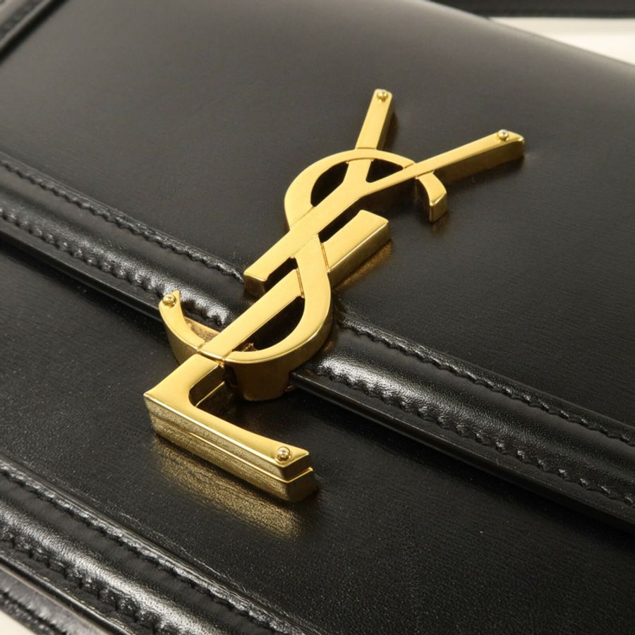 SAINT LAURENT 牛皮皮革Small Solferino肩背袋-9
