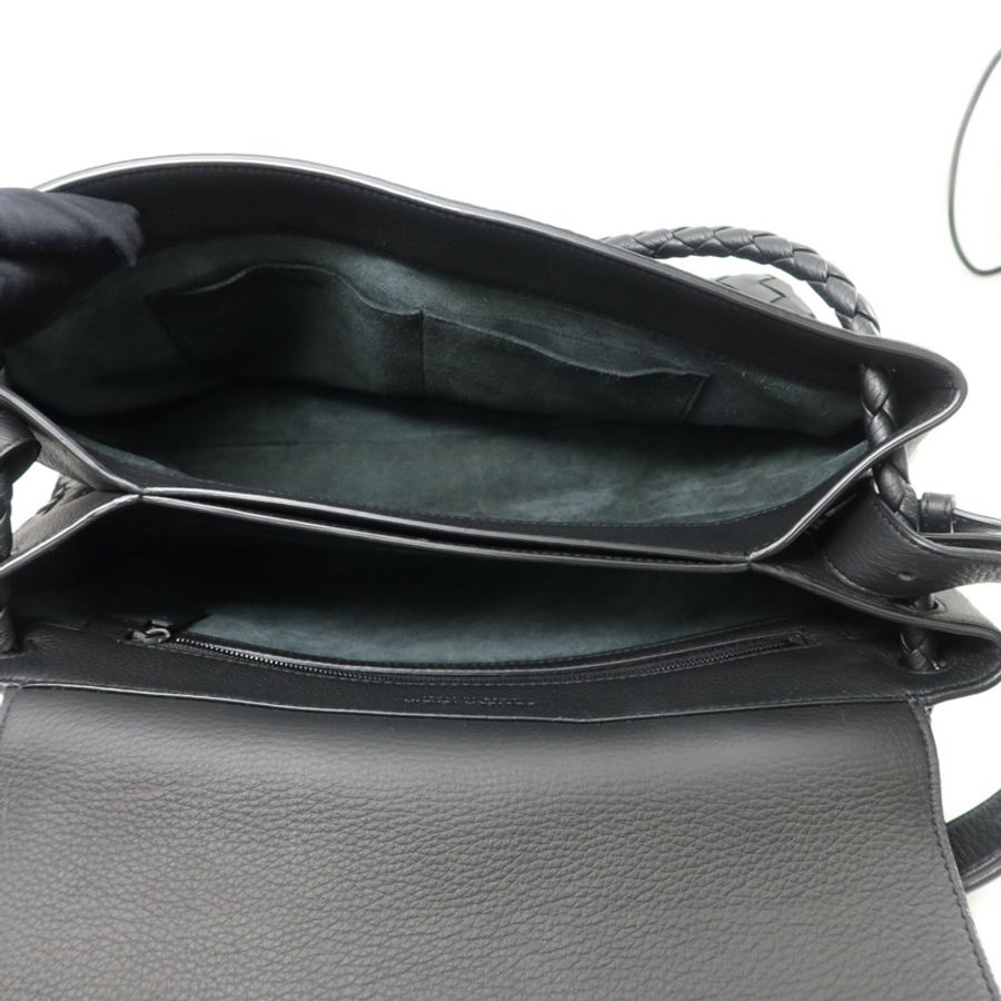 BOTTEGA VENETA 鹿皮皮革Andiamo Message肩背袋-4