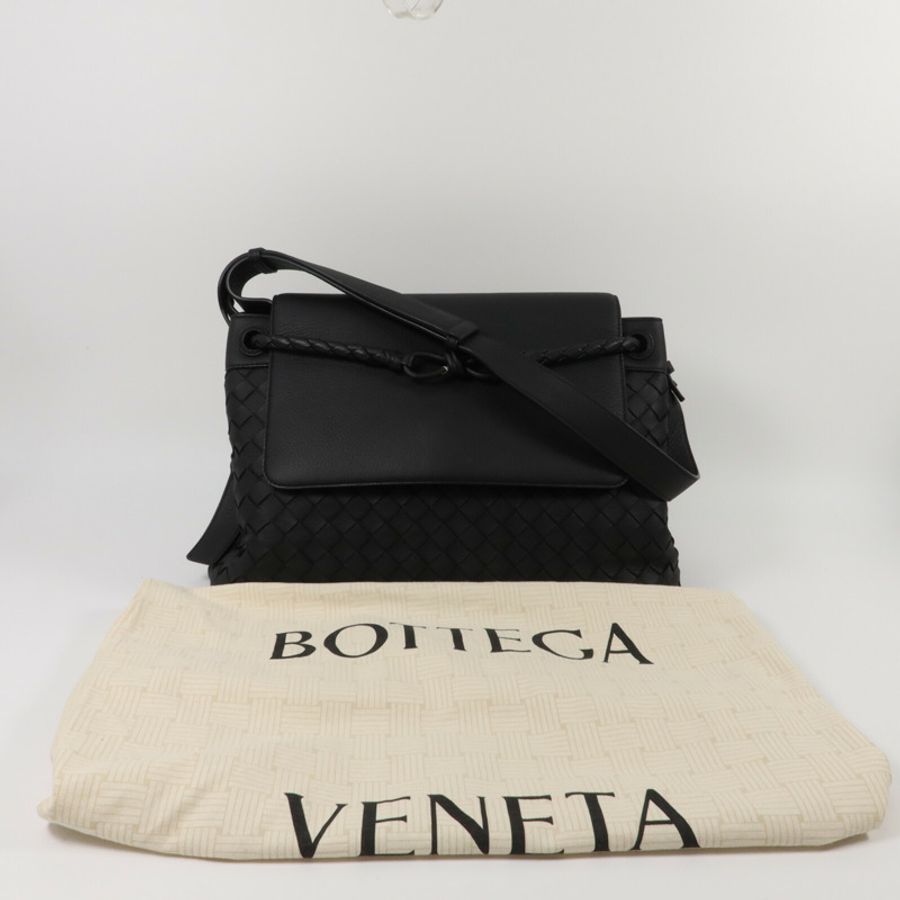 BOTTEGA VENETA 鹿皮皮革Andiamo Message肩背袋-8