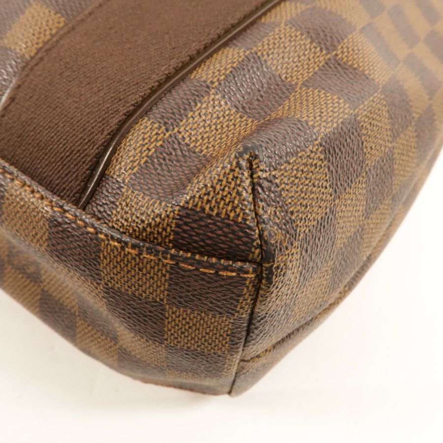 LOUIS VUITTON Damier Beaubourg金扣肩背袋棕色-9