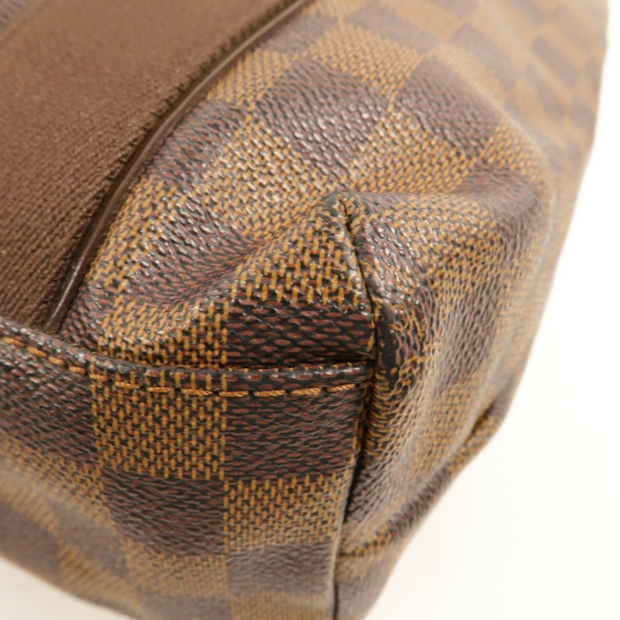 LOUIS VUITTON Damier Beaubourg金扣肩背袋棕色-11