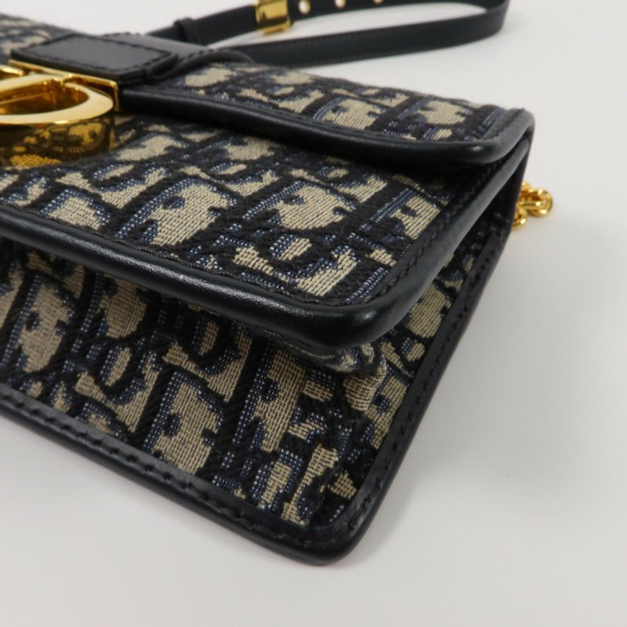 Dior 帆布30 Montaigne East-West With Chain鏈帶肩背袋-11