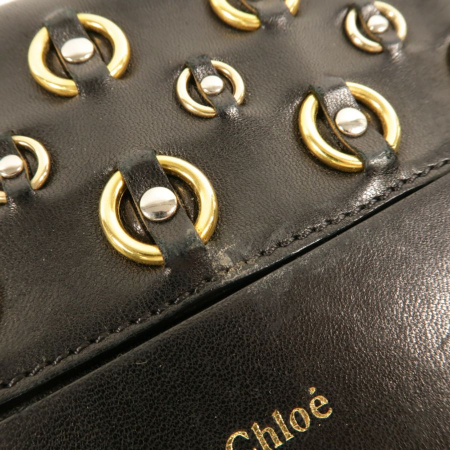 Chloe 羊皮皮革Chain Shoulder肩背袋-13