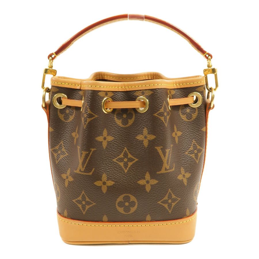 LOUIS VUITTON Monogram Nano Noe金扣手挽肩背兩用袋-1