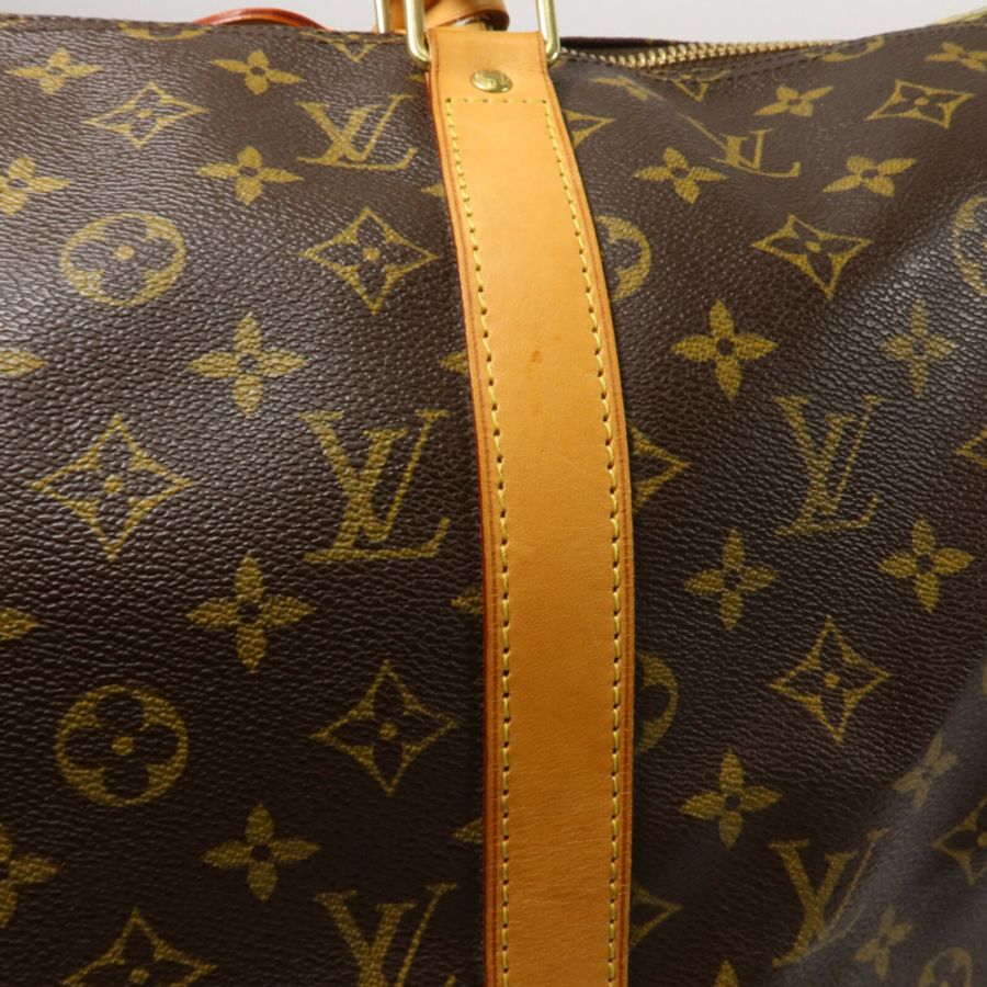 LOUIS VUITTON Monogram Keepall Bandouliere 50手挽肩背兩用袋-14