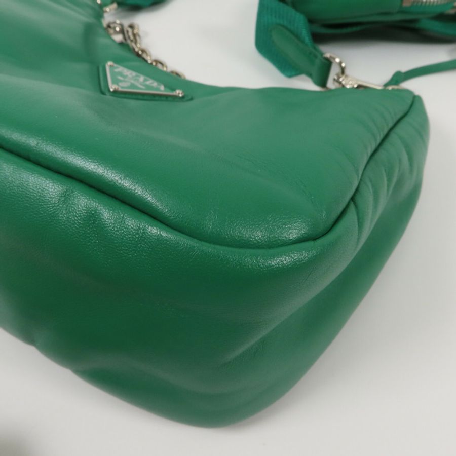 PRADA 羊皮皮革Shoulder Bag (Re-Edition 2005)手挽肩背兩用袋-17