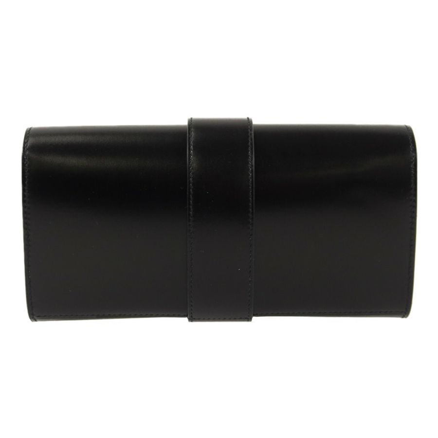 HERMES Box皮革Medor 23手拿包Noir-1