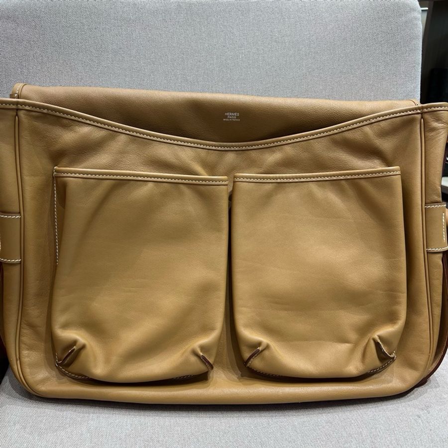 愛馬仕HERMES barda翻蓋男款 41*34-8