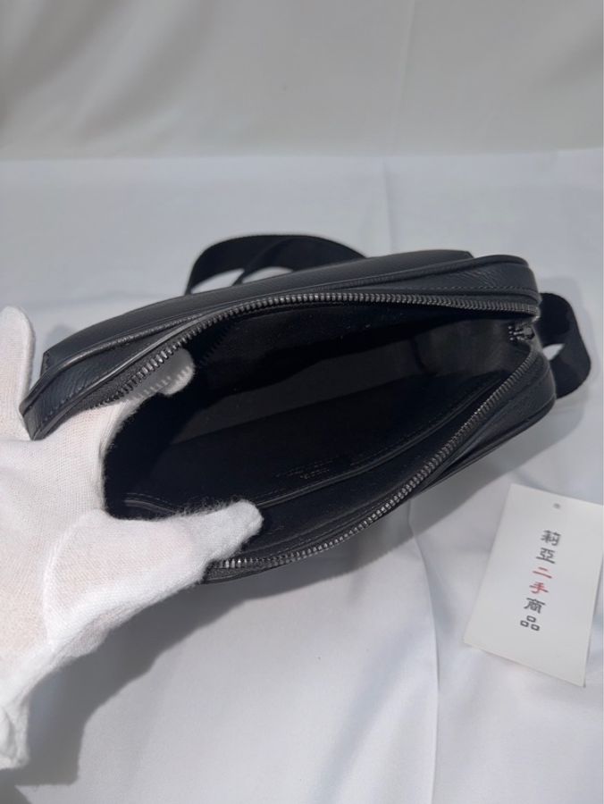 莉亞精品♡Dior 提花布拉鏈郵差包 老花 二手-3