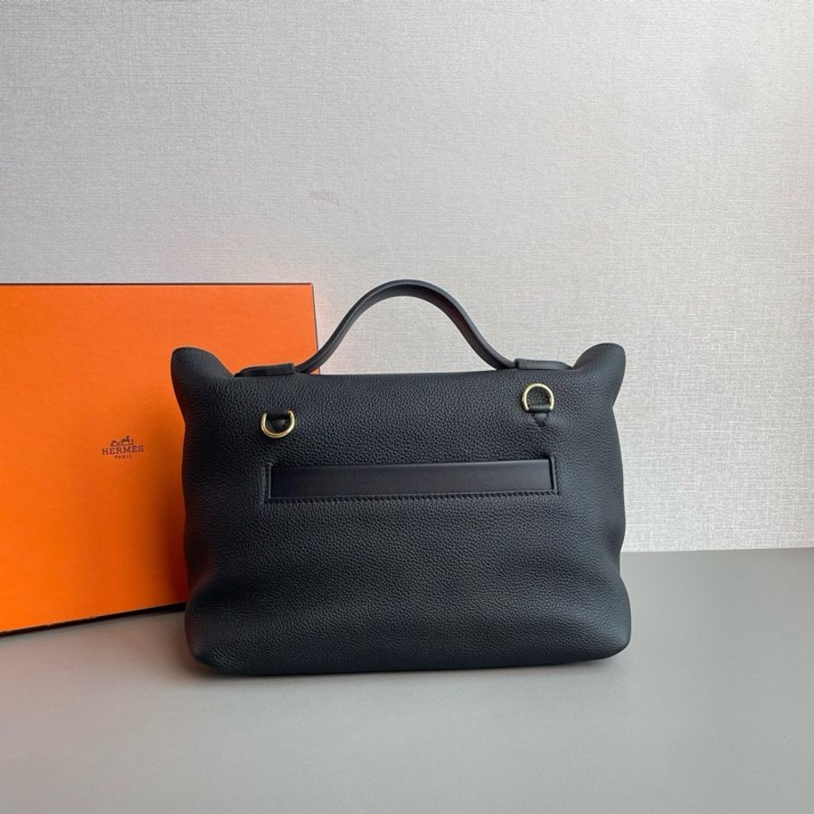 🐎Hermes愛馬仕|2424小號黑色金扣togo皮|98新|Y刻-4