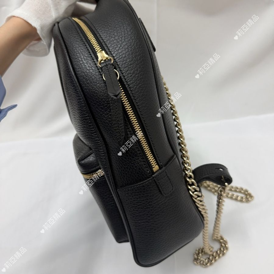 莉亞精品♡ Gucci 鏈條後背包#二手美包-5