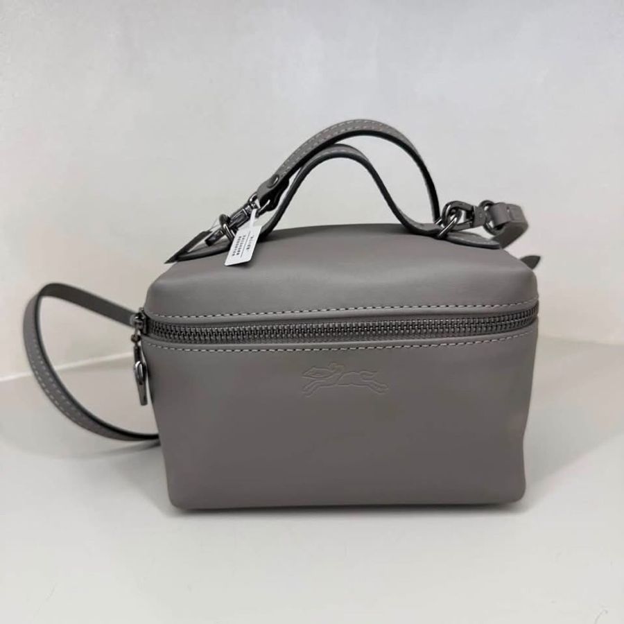 LONGCHAMP Le Pliage Xtra牛皮系列盒子包斜跨包-10