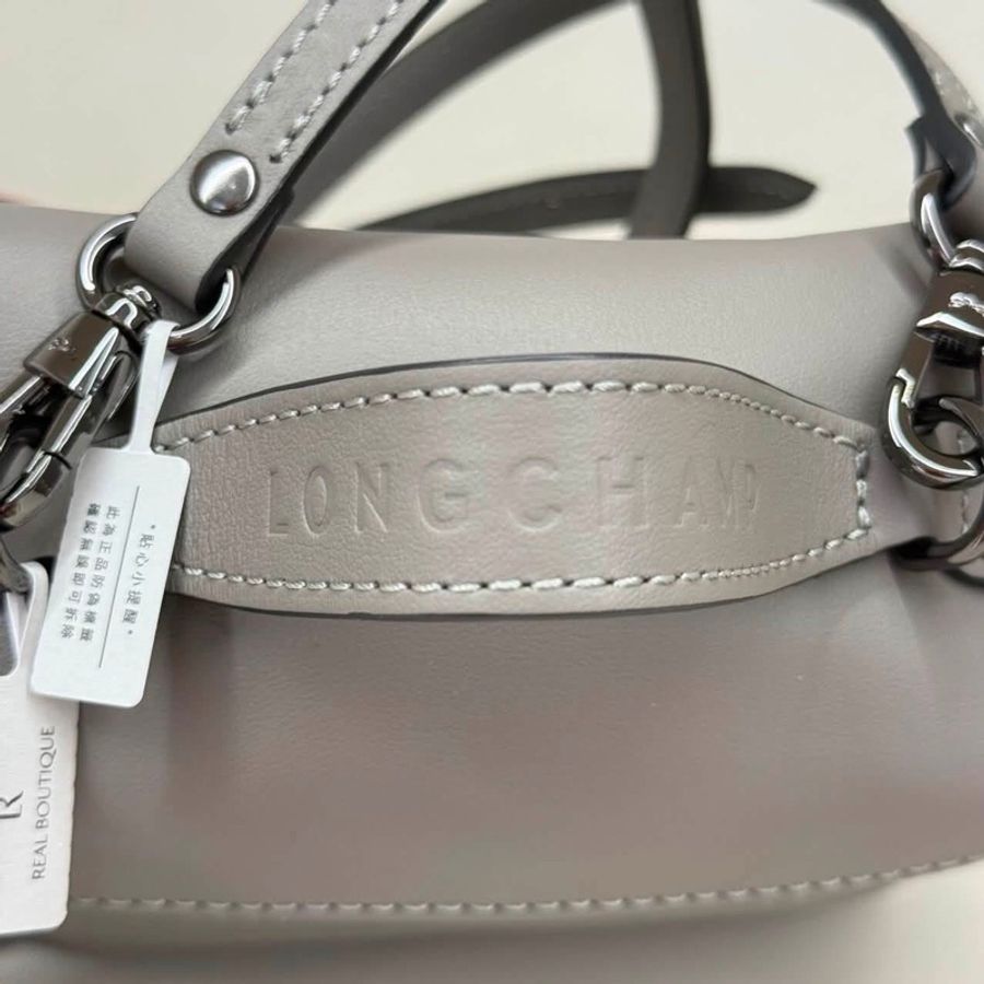 LONGCHAMP Le Pliage Xtra牛皮系列盒子包斜跨包-15